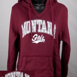 Montana Grizzlies Sweatshirt Women's Medium Red Te